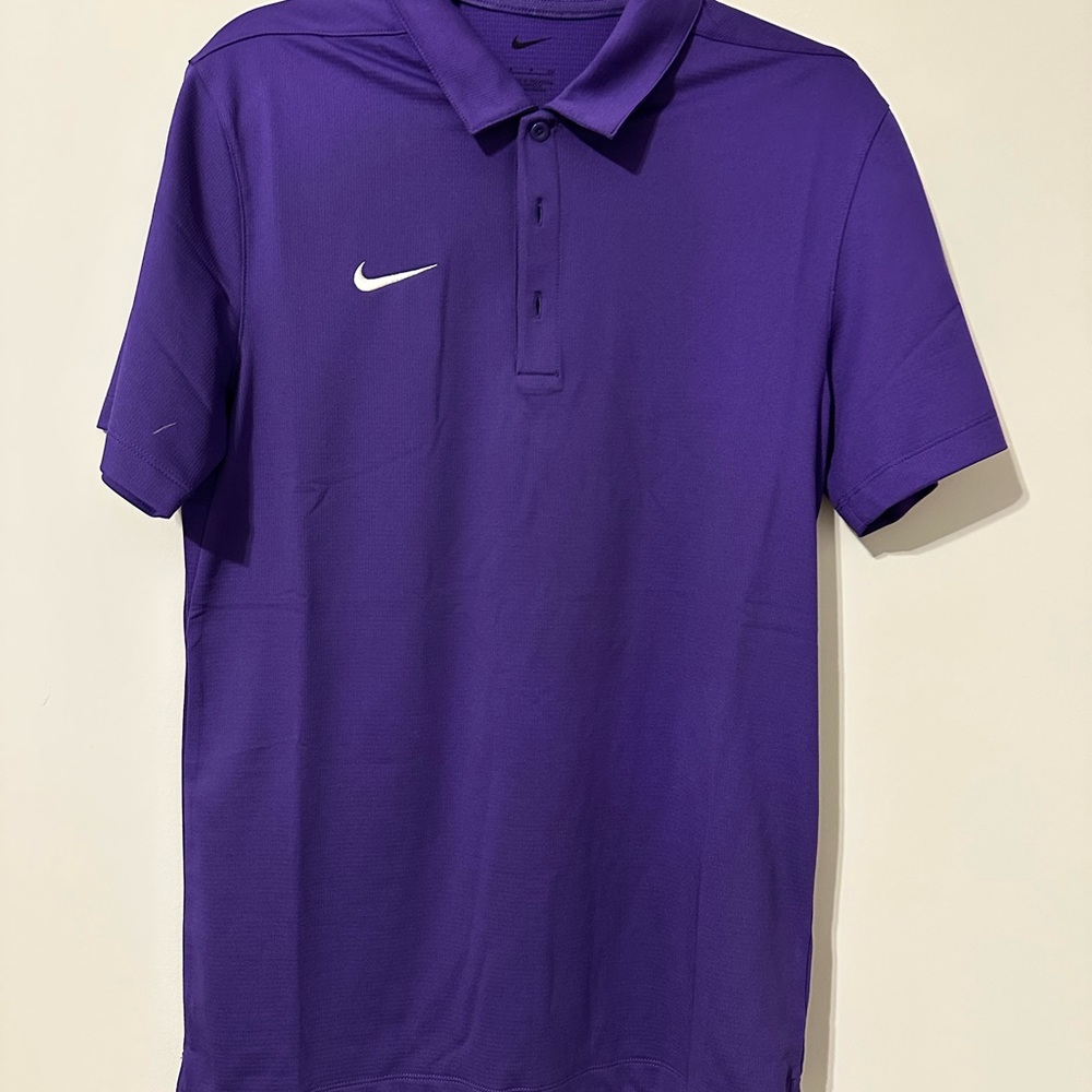 Nike Men's Purple Dri fit polo